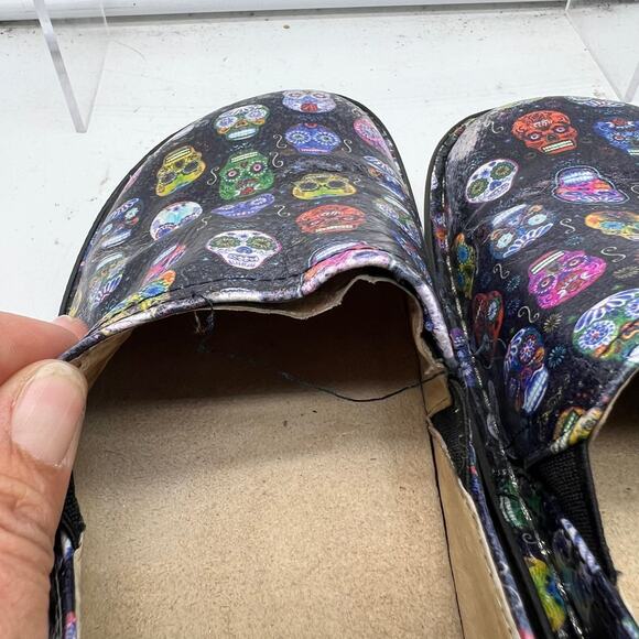 Alegria Shies Womens 38 US 8-8.5 DEBRA Sugar Skulls Professional Nursing Clog - Picture 10 of 11